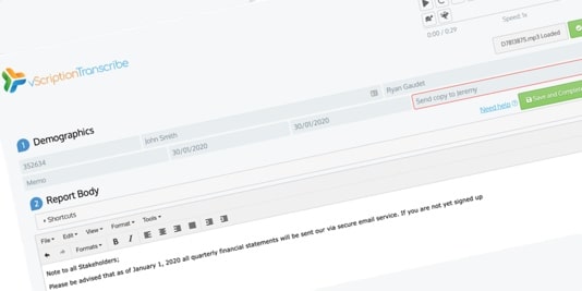 vScription Transcribe Free Version Update
